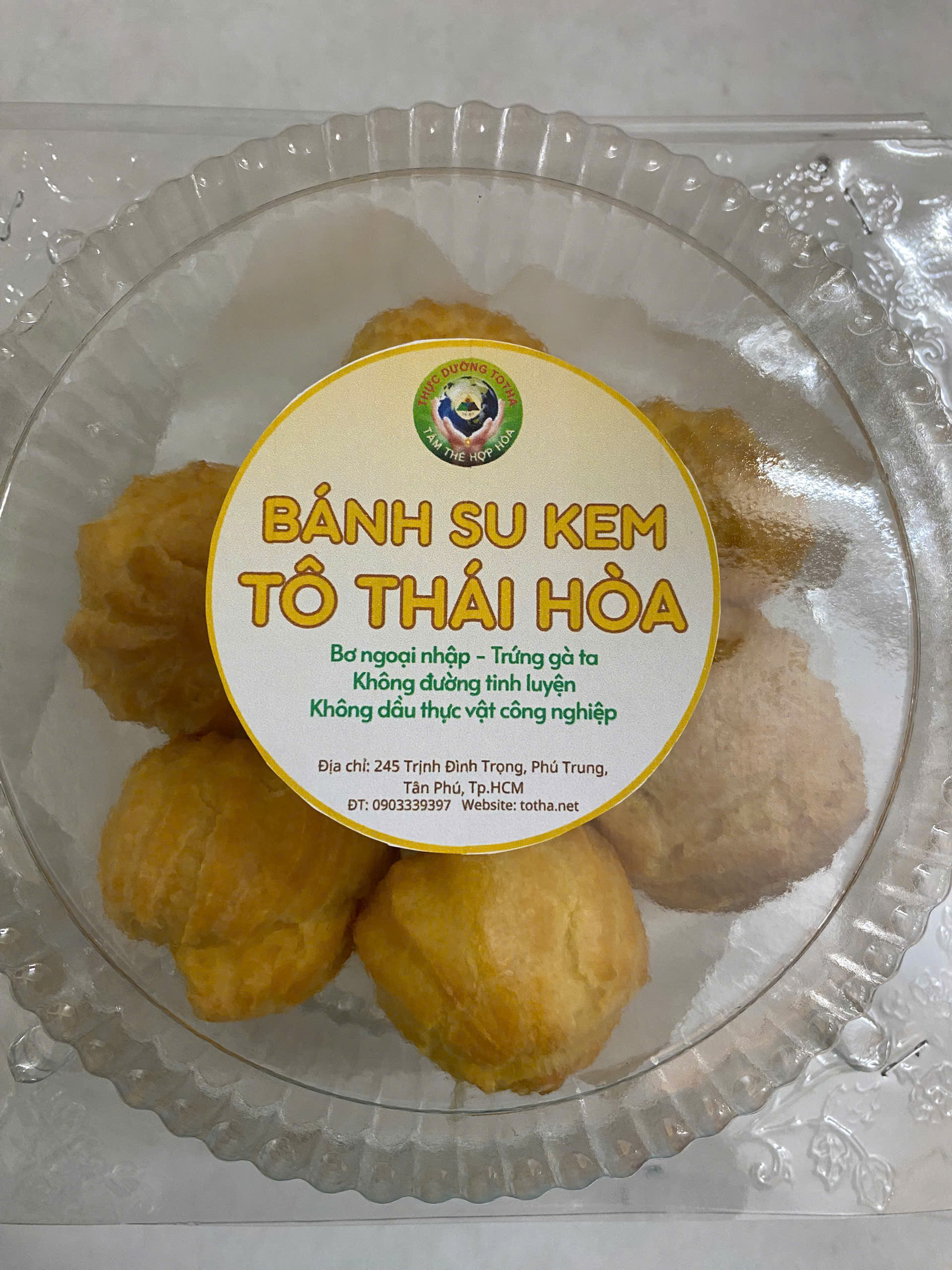 Bánh su kem Tô Thái Hòa