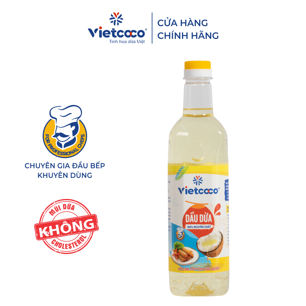 Dầu dừa cooking Oil VietCoCo