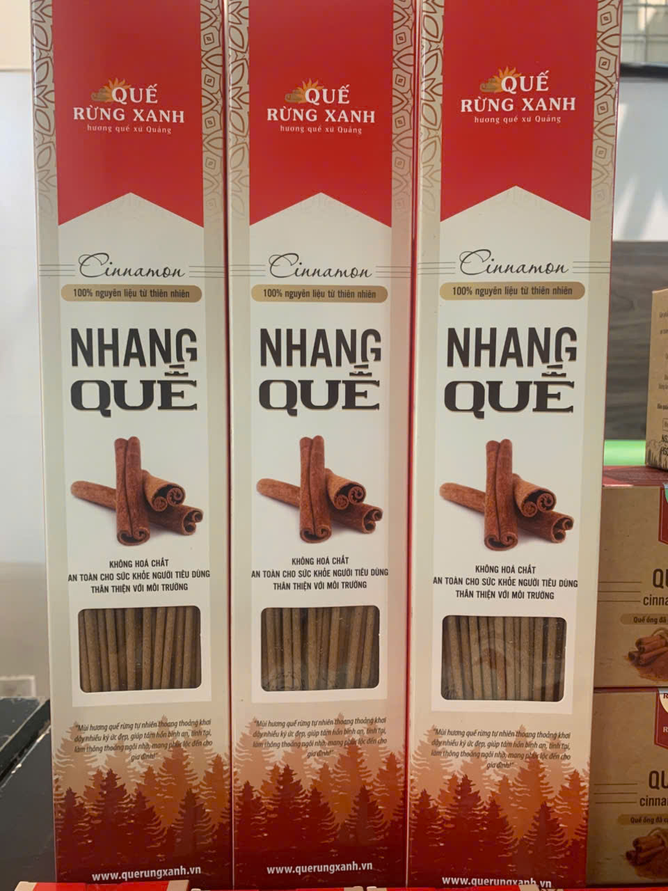 Nhang quế Rừng Xanh 34 cm