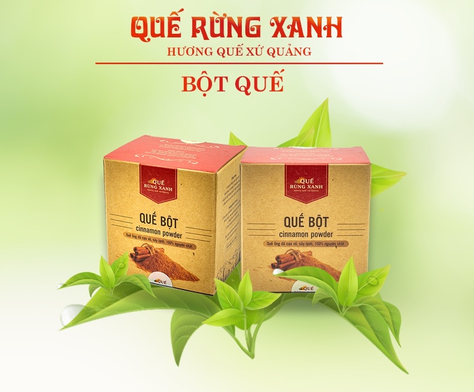 Quế Bột được xay mịn từ quế ống đã cạo vỏ - hộp 100 gram